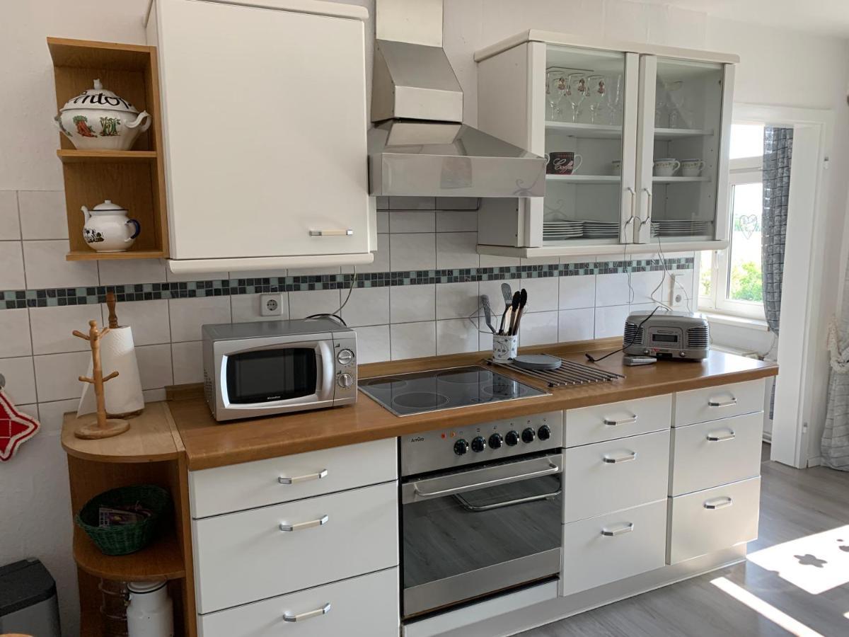 Vierseitenhof Hasenfelde - Ferienwohnung Feldblick Steinhofel Buitenkant foto